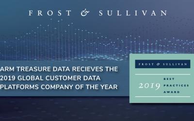 Arm Treasure Data Commended by Frost & Sullivan for Excellence in the Customer Data Platforms Market