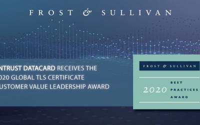 Entrust Datacard Lauded by Frost & Sullivan for Managing Risk and Protecting People and Systems with its Broad Security Solution Portfolio