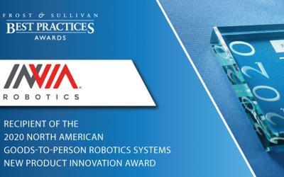 inVia Recognized by Frost & Sullivan for its Unique Robotics-as-a-Service for Warehouse Operations