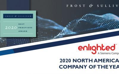 Enlighted Earns Frost & Sullivan’s Company of the Year Award  for Its Innovative Building IoT Technology