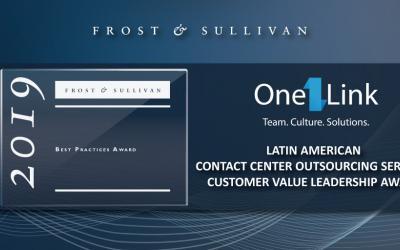 OneLink Earns Acclaim from Frost & Sullivan for Its Customer-focused Approach to Process Automation in Contact Centers
