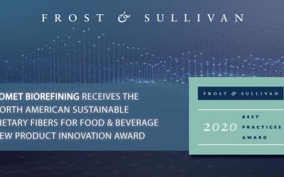 Comet Bio Awarded by Frost & Sullivan for its Arrabina™ Prebiotic Fiber