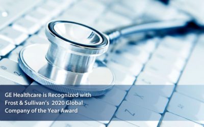 GE Healthcare Named “2020 Global Company of the Year” by Frost & Sullivan for its AI-based Command Centers that Help Hospitals Make Real-time Decisions That Improve Care Delivery