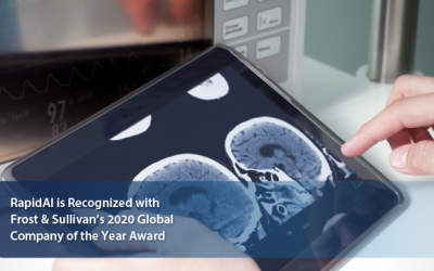 RapidAI Receives 2020 Global Company of the Year Award From Frost & Sullivan for its AI-Powered Stroke Imaging and Diagnosis Technologies